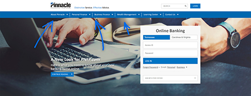 New Look For Pinnacle s Website And Online Banking Login Pinnacle 